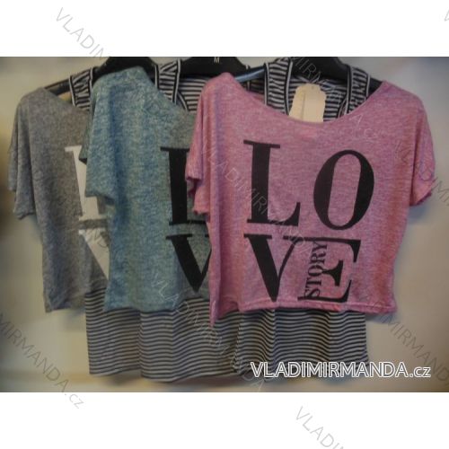 T-shirt short sleeve two-piece womens (s-xl) GUAN DA YUAN NW-822
