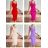 Women's long chiffon summer dress (S / M ONE SIZE) ITALIAN FASHION IMWB222509