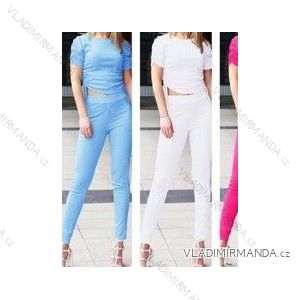 Summer elegant pants set and women's top (S / M ONE SIZE) ITALIAN FASHION IMWG221626