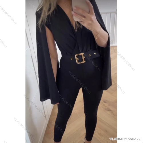 Women's Long Long Sleeve Jumpsuit (S/M ONE SIZE) ITALIAN FASHION IMPLP2327792013