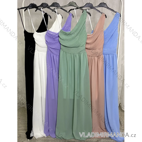 Women's Long Elegant Party Sleeveless Dress (S/M ONE SIZE) ITALIAN FASHION IMPLP2351603011