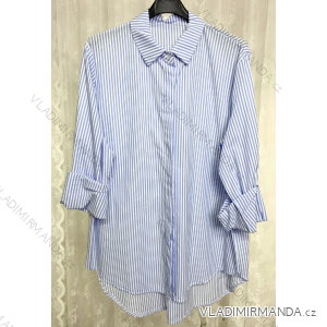 Women's Stripe Long Sleeve Shirt (S/M ONE SIZE) ITALIAN FASHION IMPLP2350320155