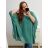 Women's Plus Size Oversize Short Sleeve Tunic (XL/2XL/3XL/4XL ONE SIZE) ITALIAN FASHION IMBM23FATI