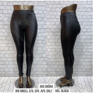 Women's Long Leather Leggings Plus Size (2XL/3XL-5XL/6XL) TURKISH FASHION TMWL2398611