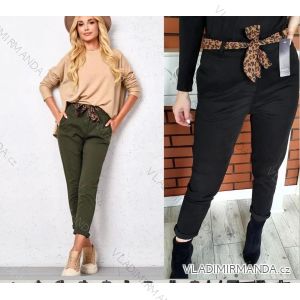 Women's stretch trousers long (S / M ONE SIZE) ITALIAN FASHION IMWB221597