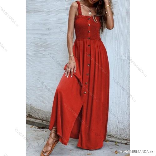 Women's Long Chiffon Short Sleeve Dress (S/M ONE SIZE) ITALIAN FASHION IMWGS231048