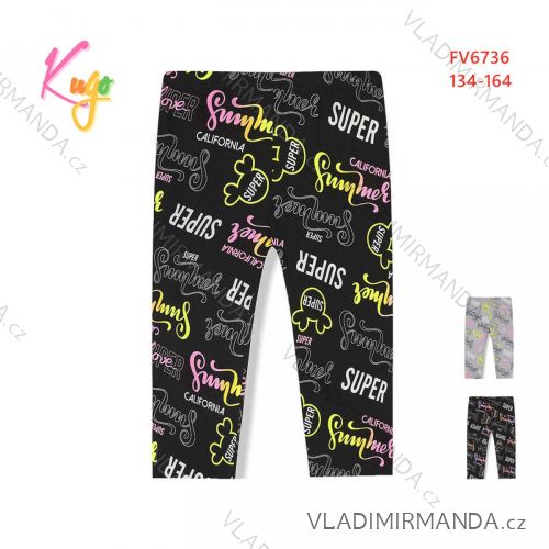 Leggings hot long kids teen girl (116-146) KUGO K708