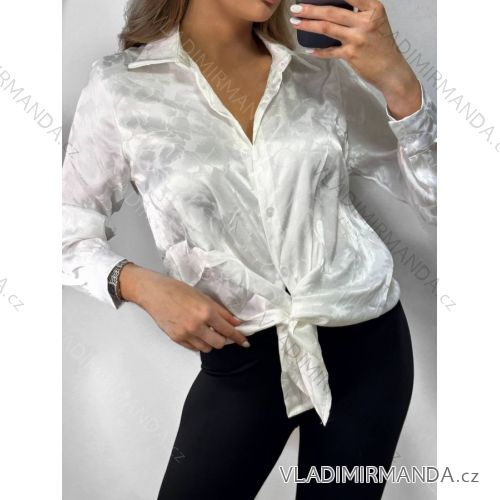 Women's Long Sleeve Shirt (S/M ONE SIZE) ITALIAN FASHION IMPGM2332-092