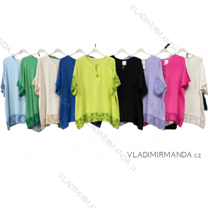 Tunic / blouse long sleeve women's oversized (3XL / 4XL ONE SIZE) ITALIAN FASHION IMWQ2191650