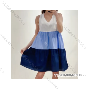 Women's Long Chiffon Short Sleeve Dress (S/M ONE SIZE) ITALIAN FASHION IMWGS231048