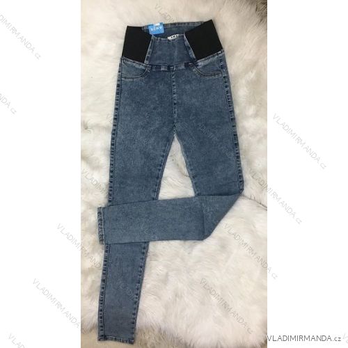 Women's skinny jeans with rubber (26-32 / xs-xxl) Amore and Jeans MA519RO22 blue 26