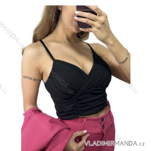 Women's Strappy Top/Croptop (S/M ONE SIZE) ITALIAN FASHION IMPLP2326687065