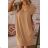 Women's Cotton Short Sleeve Summer Dress (S / M / L / XL ONE SIZE) ITALIAN FASHION IMD22472