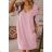 Women's Cotton Short Sleeve Summer Dress (S / M / L / XL ONE SIZE) ITALIAN FASHION IMD22472