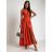 Women's Dress Long Straps Variable Tie (S/M/L/XL ONE SIZE) ITALIAN FASHION IMM223000HG - Fuchsia Pink - S/M