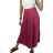 Women's Medium Length Satin Skirt (S/M ONE SIZE) ITALIAN FASHION IMM23UN6886/DU -   růžová fuchsiová -   S / M