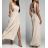 Women's Long Sleeveless Dress (S / M ONE SIZE) ITALIAN FASHION IMWE222441