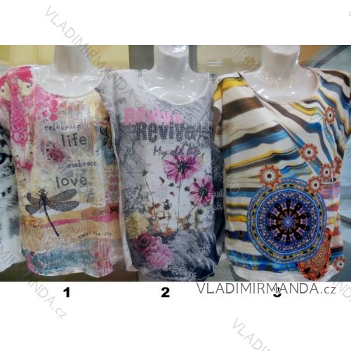 T-shirt short sleeve ladies cotton (sl) THE BEST TURECKA MOTA TT26
