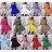 Women's Long Flared Dress Carmen Shoulders (S / M ONE SIZE) ITALIAN FASHION IMWA221622