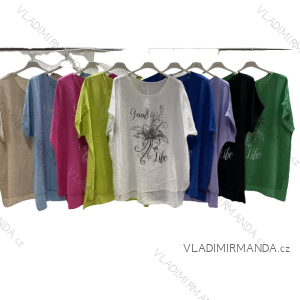 Tunic / blouse long sleeve women's oversized (3XL / 4XL ONE SIZE) ITALIAN FASHION IMWQ2191650