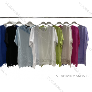 Tunic / blouse long sleeve women's oversized (3XL / 4XL ONE SIZE) ITALIAN FASHION IMWQ2191650