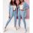 Set of long sweatpants and long sleeve sweatshirt for women (UNI S / L) TURKISH FASHION IMK20148