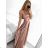 Women's Strapless Long Party Dress (S/M ONE SIZE) ITALIAN FASHION IMPBB2323479