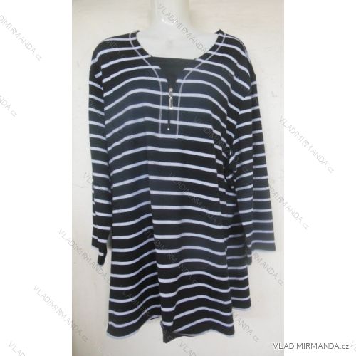 Blouse 3/4 sleeve zipper (l-3xl) BATY PNU 3/4-SOC ZIP
