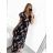 Women's Summer Long Sleeveless Dress (S/M ONE SIZE) ITALIAN FASHION IMW23127