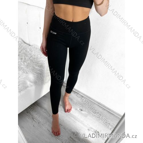 Legíny yoga funkční dlouhé dámské (M-2XL) WOLF Y2361 L black