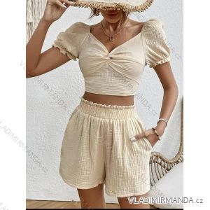 Women's Summer Top and Shorts Set (S/M ONE SIZE) ITALIAN FASHION IMWGB231565