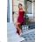 Women's Plus Size (42-46) Long Elegant Party Sleeveless Dress POLISH FASHION PMLBC23265-10 Wine 40