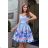 Women's Plus Size (42-46) Long Elegant Party Sleeveless Dress POLISH FASHION PMLBC23265-10 blue 