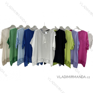 Tunic / blouse long sleeve women's oversized (3XL / 4XL ONE SIZE) ITALIAN FASHION IMWQ2191650