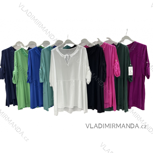 Tunic / blouse long sleeve women's oversized (3XL / 4XL ONE SIZE) ITALIAN FASHION IMWQ2191650