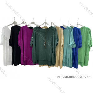 Tunic / blouse long sleeve women's oversized (3XL / 4XL ONE SIZE) ITALIAN FASHION IMWQ2191650