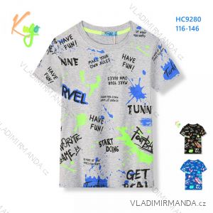 T-shirt short sleeve children's boys (98-128) KUGO HC0699