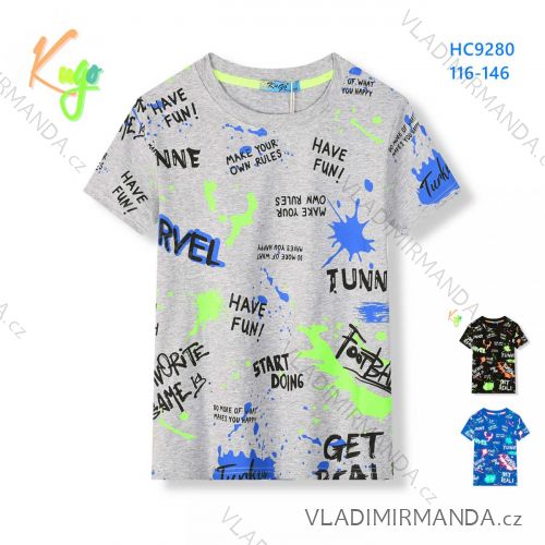 T-shirt short sleeve children's boys (98-128) KUGO HC0699