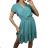 Women's Short Sleeve Shirt Dress (S / M ONE SIZE) ITALIAN FASHION IM422633