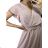 Women's Short Sleeve Shirt Dress (S / M ONE SIZE) ITALIAN FASHION IM422633