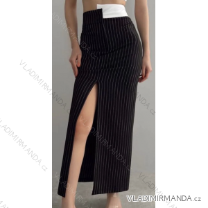 Women's Stripe Long Skirt (S/M ONE SIZE) ITALIAN FASHION IMPCF2310481