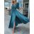 Women's Long Elegant Short Sleeve Dress (S / M ONE SIZE) ITALIAN FASHION IMWE222045