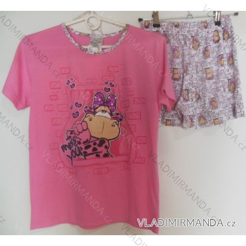 Pajamas Short Puppy Girl (128-164) IRISH FLOWER 35-286