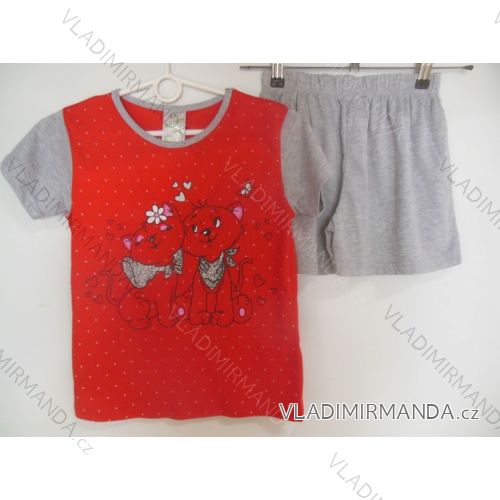 Pajamas Short Kids and Puppy Girls (110-146) IRISH FLOWER 35-284C
