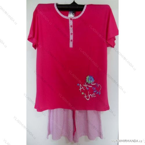 Pajamas 3/4 Short Ladies (m-2xl) IRIS FLOWER 25-665
