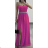 Women's Long Elegant Strapless Dress (S/M ONE SIZE) ITALIAN FASHION IMPCF2322611