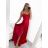 Women's long elegant party dress with straps (S/M ONE SIZE) ITALIAN FASHION IMPBB23B23505