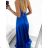 Women's long elegant party dress with straps (S/M ONE SIZE) ITALIAN FASHION IMPBB23B23505