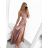 Women's long elegant party dress with straps (S/M ONE SIZE) ITALIAN FASHION IMPBB23B23505