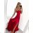 Women's long elegant party dress with straps (S/M ONE SIZE) ITALIAN FASHION IMPBB23B23505